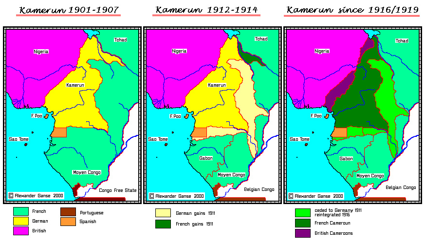 Historical Maps of Kamerun | Cameroon | Cameroun